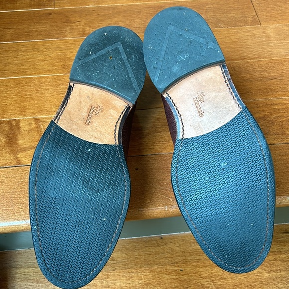 Allen Edmonds Gridiron 4103 Derby Brown Football Grain Leather Size 12 Men Shoes - Picture 11 of 11